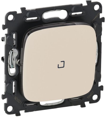 Переключатель с подсветкой без рамки Legrand Valena Allure 1-кл. проходной слоновая кость картинка